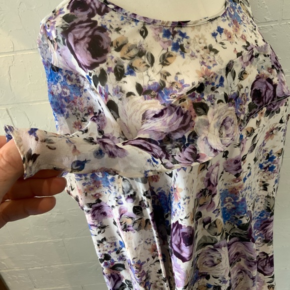 PARKER floral silk blouse - Picture 5 of 14